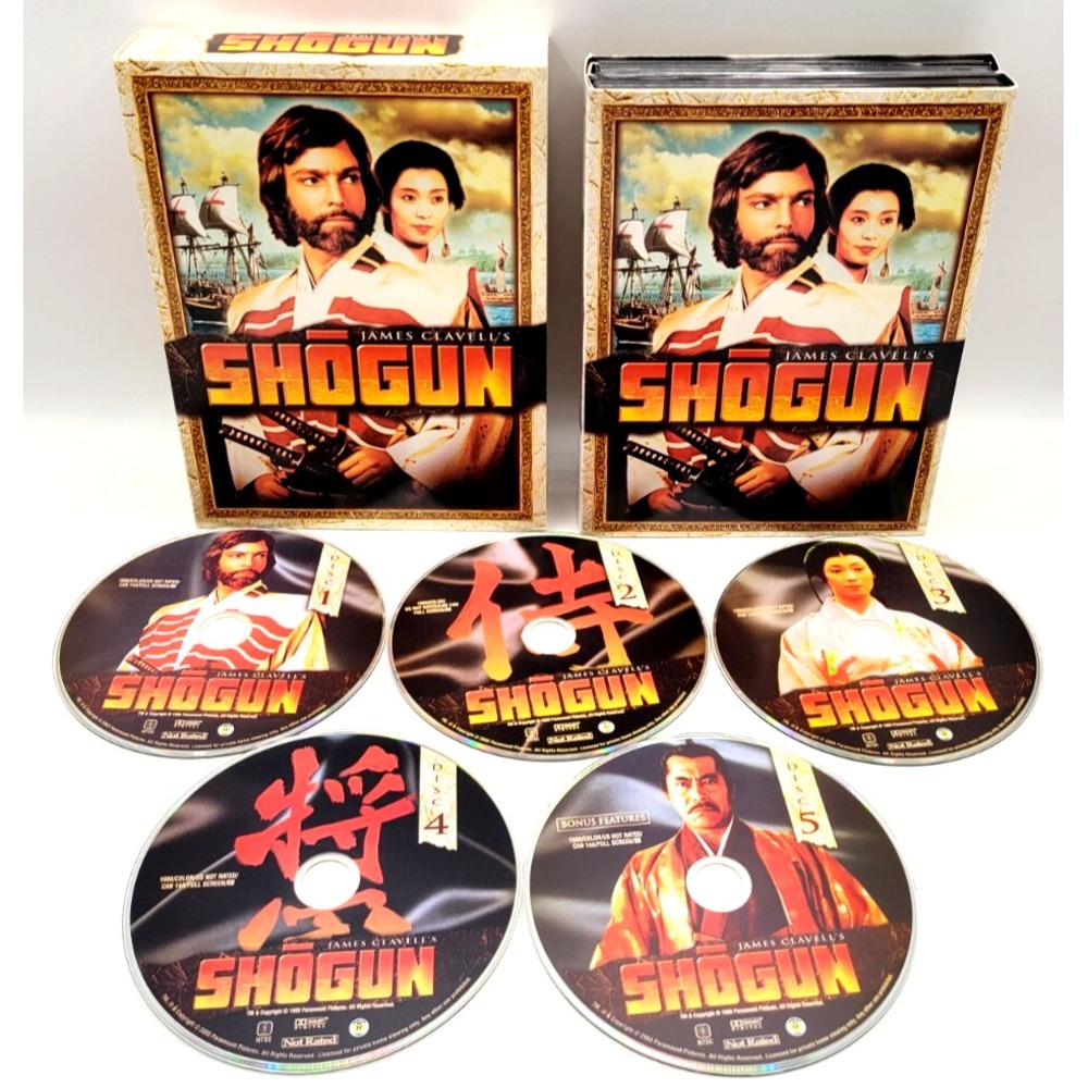 James Clavell's SHOGUN 9-Hour TV Miniseries‎ (5-Disc DVD Set, 1980)